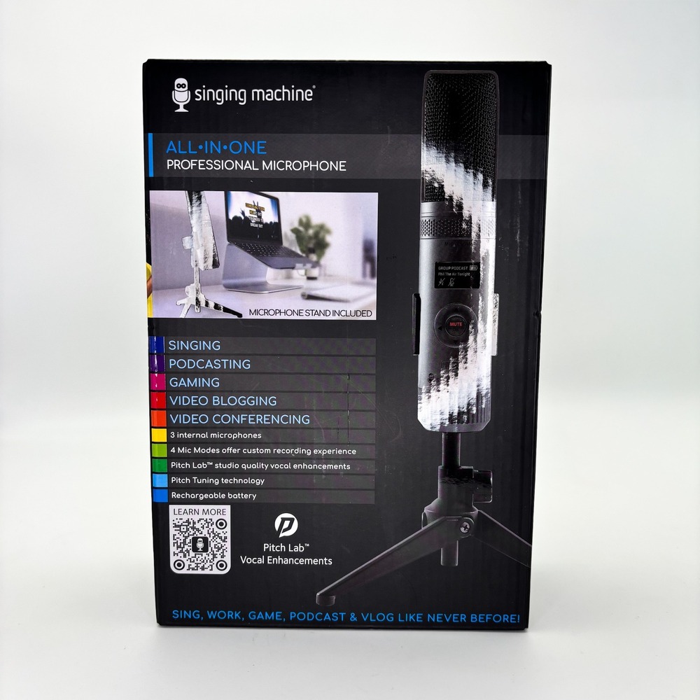 The Singing Machine SMM2097 Professional Condenser Microphone New Sealed